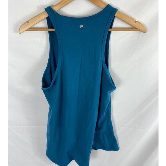 Z by Zella Tie Bottom Athletic Tank Blue Size Small - Picture 4 of 4